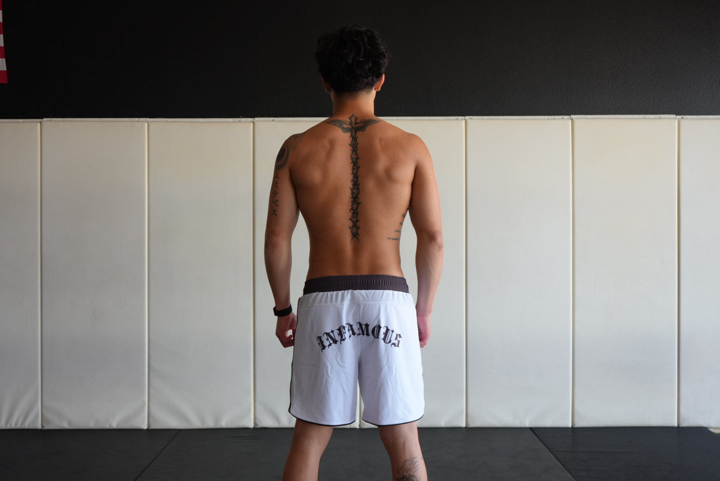 Infamous Grappling White Shorts