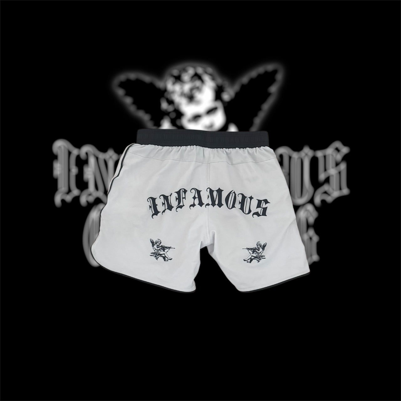 Infamous Grappling White Out Shorts