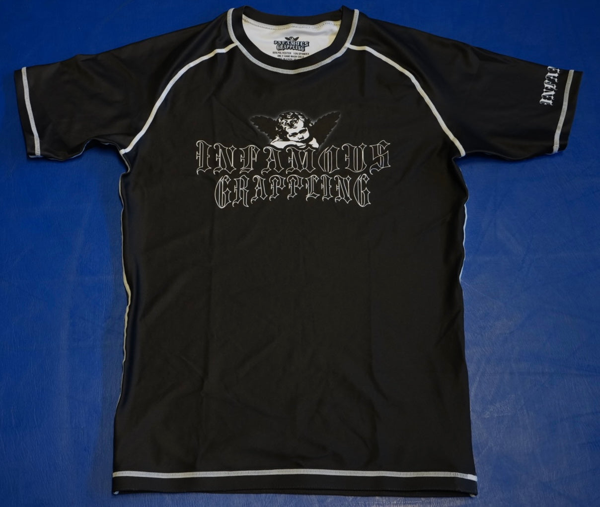 Infamous Grappling Black Rashguard