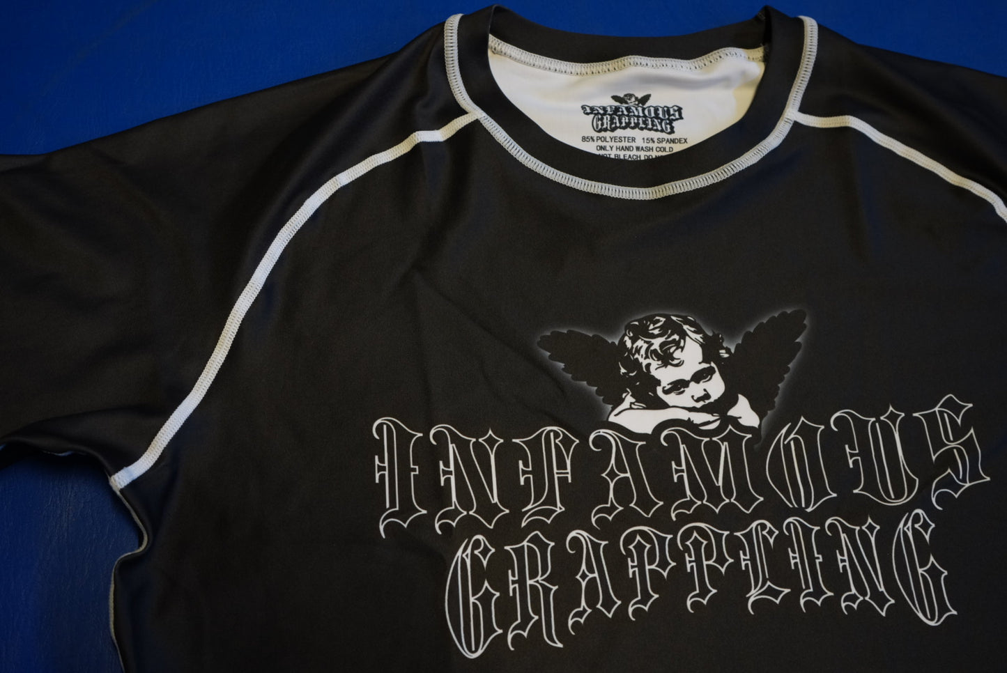Infamous Grappling Black Rashguard