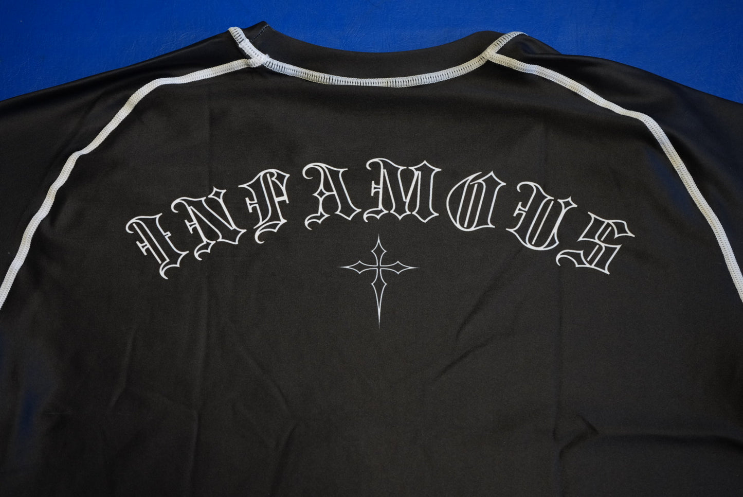 Infamous Grappling Black Rashguard