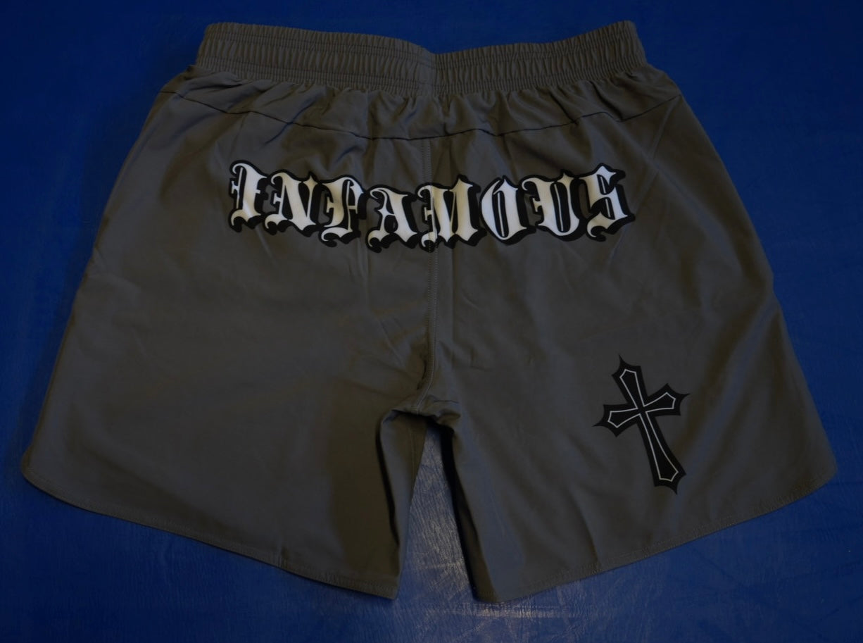 Infamous Grappling Grey Shorts