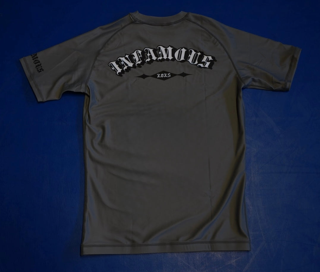 Infamous Grappling Grey Rashguard