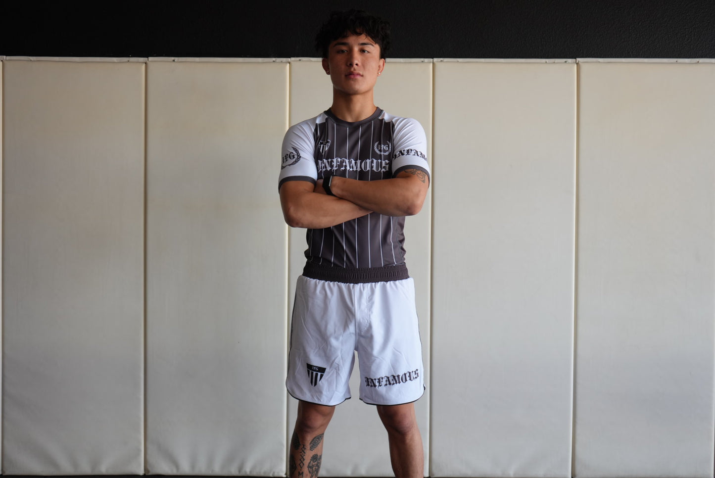 Infamous Grappling Striped Rashguard