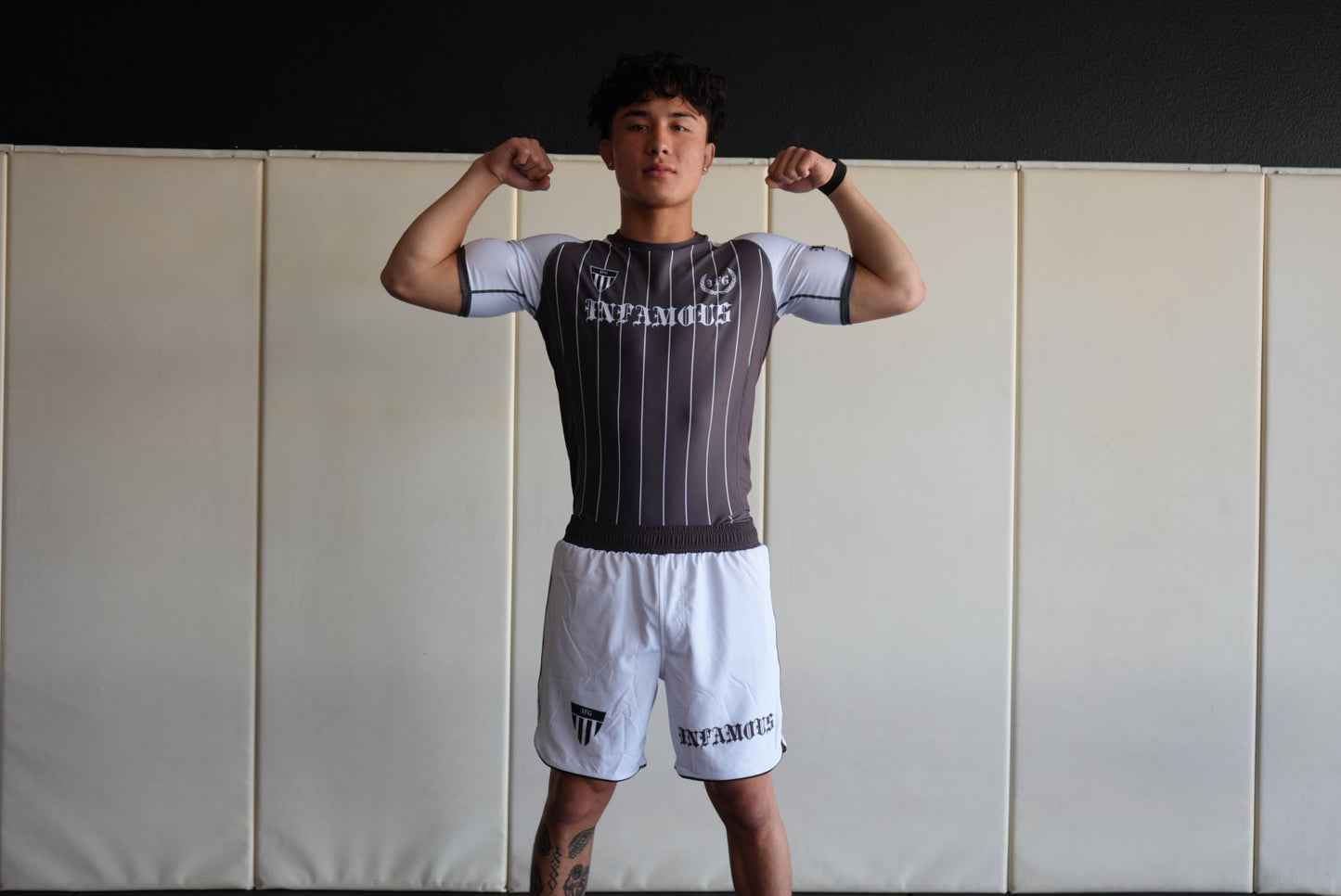 Infamous Grappling White Shorts