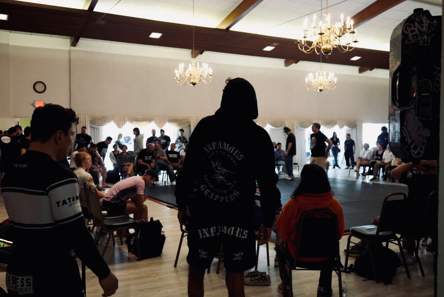 Infamous Grappling Black Hoodie