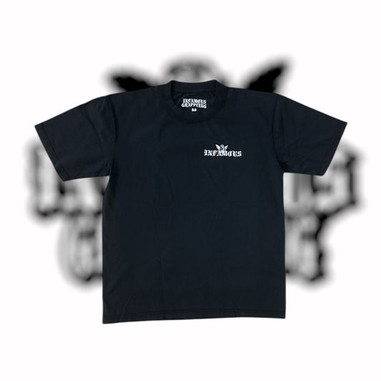 Heavyweight Boxy Black T-Shirt