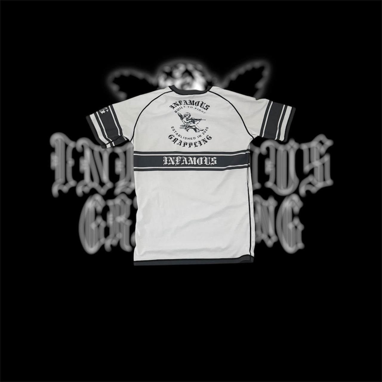 Infamous Grappling White Out Rashguard