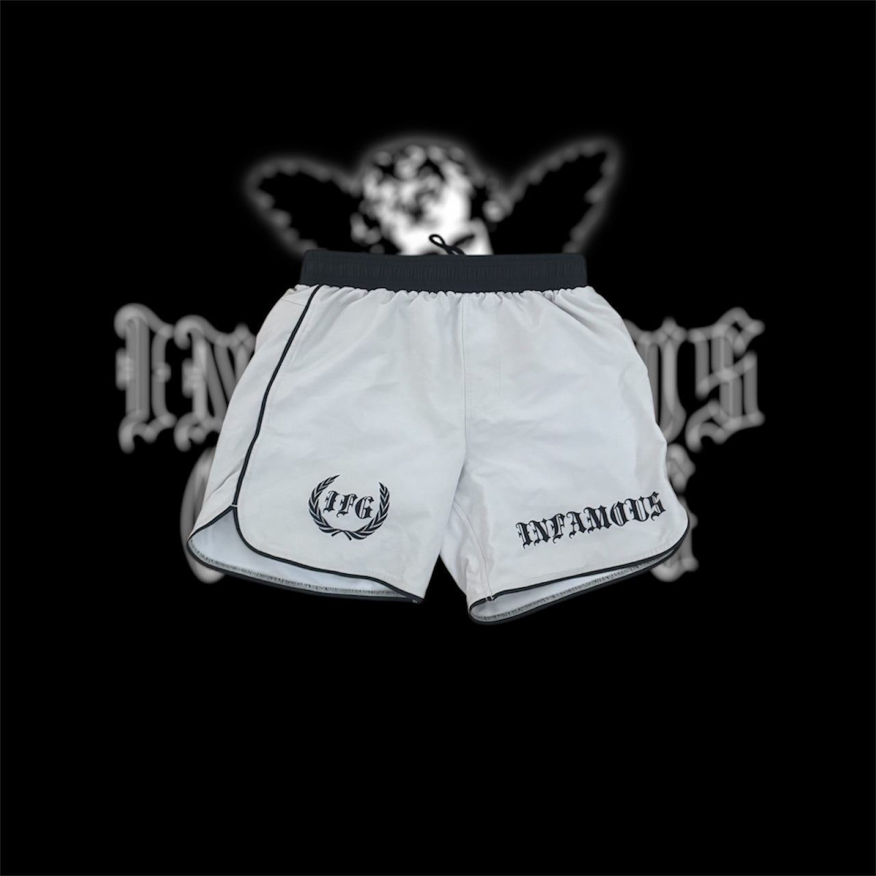 Infamous Grappling White Out Shorts